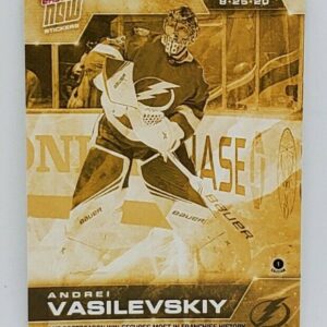 2020 PLAYOFFS TOPPS NOW Day 17 #SCP-105G Gold (picture proof) - Andrei Vasilevskiy 2 est (1 of 5)