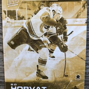 2020 PLAYOFFS TOPPS NOW Day 17 #SCP-107G Gold (back of pack proof) - Bo Horvat 2 est (1 of 5)