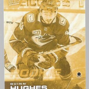 2020 PLAYOFFS TOPPS NOW Day 19 #SCP-125G Gold (picture proof) - Quinn Hughes 3 est (1 of 8)