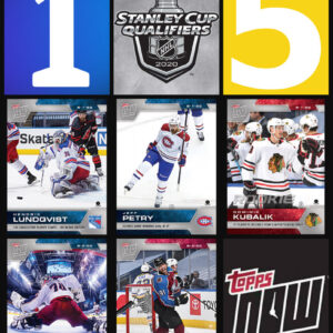 2020 PLAYOFFS TOPPS NOW (Lundqvist Top) Sticker Sealed Cellophane (No Gold) Package Day #1 SCP-1-5 (1 of 472)