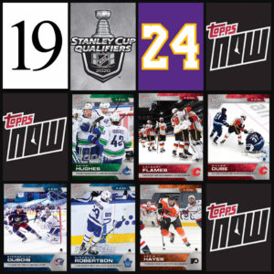 2020 PLAYOFFS TOPPS NOW (Q. Hughes Top) Sticker Sealed Cellophane (No Gold) Package Day #5 SCP-19-24 (1 of 206)