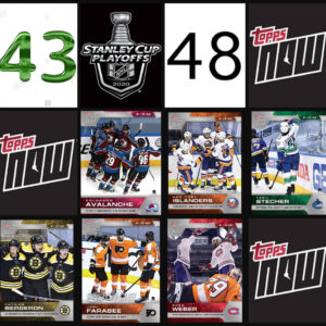 2020 PLAYOFFS TOPPS NOW (Avalanche) Sticker Sealed Cellophane (No Gold) Package Day #8 SCP-43-48 (1 of 182)