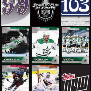 2020 PLAYOFFS TOPPS NOW (Khudobin Top) Sealed Cellophane (No Gold) Package Day #16 SCP-99-103 (1 of 147)