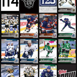 2020 PLAYOFFS TOPPS NOW (Lehner Top) Sticker Sealed Cellophane (No Gold) Package Day #19 SCP-114-125 (1 of 150)