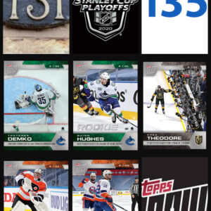 2020 PLAYOFFS TOPPS NOW (Demko Top) Sticker Sealed Cellophane (No Gold) Package Day #21 SCP-131-135 (1 of 180)