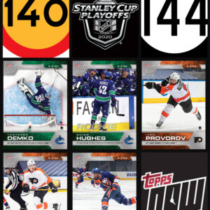 2020 PLAYOFFS TOPPS NOW (Demko Top) Sticker Sealed Cellophane (No Gold) Package Day #23 SCP-140-144 (1 of 138)