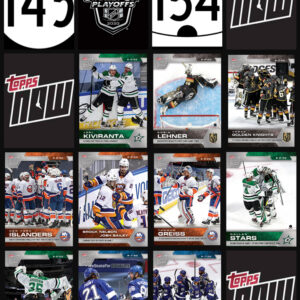 2020 PLAYOFFS TOPPS NOW (Kiviranta Top) Sticker Sealed Cellophane (No Gold) Package Day #24 SCP-145-154 (1 of 151)