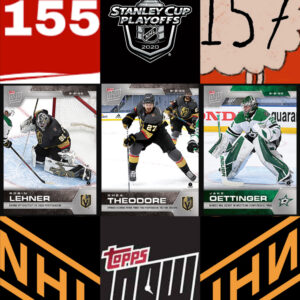 2020 PLAYOFFS TOPPS NOW (Lehner Top) Sticker Sealed Cellophane (No Gold) Package Day #25 SCP-155-157 (1 of 155)