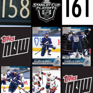 2020 PLAYOFFS TOPPS NOW (Kucherov Top) Sticker Sealed Cellophane (No Gold) Package Day #26 SCP-158-161 (1 of 162)