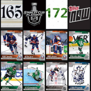 2020 PLAYOFFS TOPPS NOW (Nelson Top) Sticker Sealed Cellophane (No Gold) Package Day #28 SCP-165-172 (1 of 136)