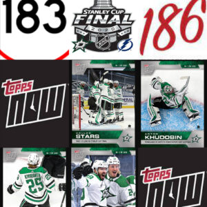 2020 PLAYOFFS TOPPS NOW (Stars Top) Sticker Sealed Cellophane (No Gold) Package Day #32 SCP-183-186 (1 of 154)