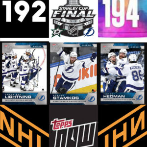 2020 PLAYOFFS TOPPS NOW (Lightning Top) Sticker Sealed Cellophane (No Gold) Package Day #34 SCP-192-194 (1 of 154)