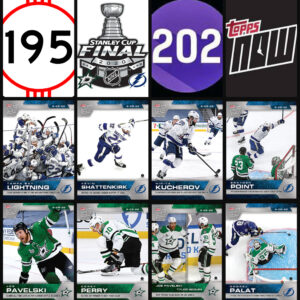 2020 PLAYOFFS TOPPS NOW (Lightning Top) Sticker Sealed Cellophane (No Gold) Package Day #35 SCP-195-202 (1 of 152)