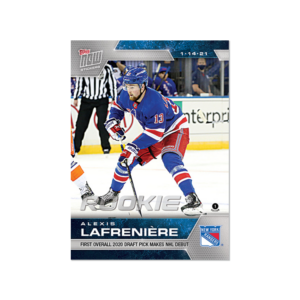 2020-21 TOPPS NOW  #4- Alexis Lafreniere (1 of 1796)