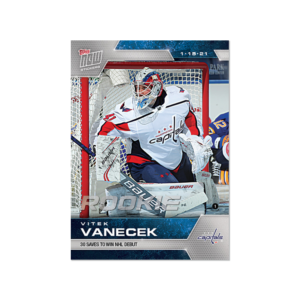 2020-21 TOPPS NOW  #7- Vitek Vanecek (1 of 1796)