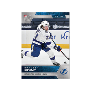 2020-21 TOPPS NOW  #12- Brayden Point (1 of 593)