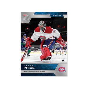 2020-21 TOPPS NOW  #15- Carey Price (1 of 593)