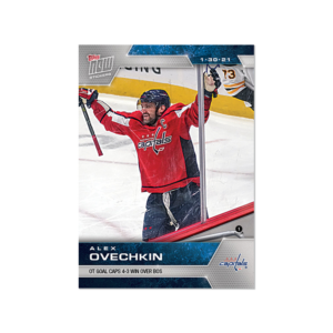 2020-21 TOPPS NOW  #24- Alexander Ovechkin (1 of 606)
