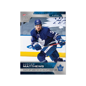 2020-21 TOPPS NOW  #34- Auston Matthews (1 of 465)