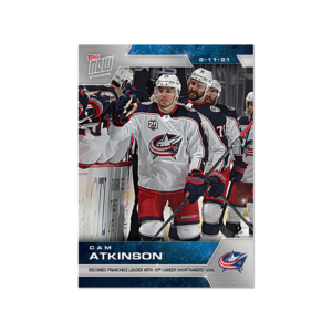 2020-21 TOPPS NOW  #38- Cam Atkinson (1 of 491)