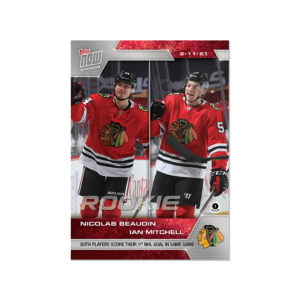 2020-21 TOPPS NOW  #39- Nicolas Beaudin / Ian Mitchell  (1 of 491)