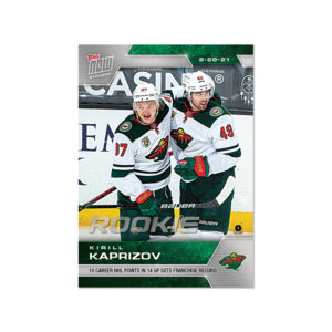 2020-21 TOPPS NOW  #50- Kirill Kaprizov  (1 of 565)