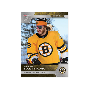 2020-21 TOPPS NOW  #52- David Pastrnak 2  (1 of 565)