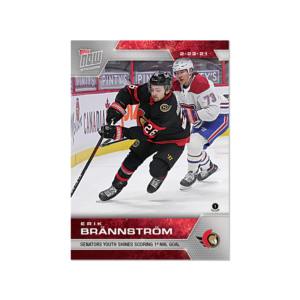 2020-21 TOPPS NOW  #54- Erik Brannstrom  (1 of 565)