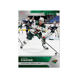 2020-21 TOPPS NOW  #55- Zach Parise  (1 of 346)