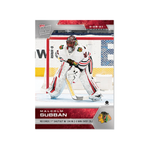 2020-21 TOPPS NOW  #56- Malcolm Subban  (1 of 346)