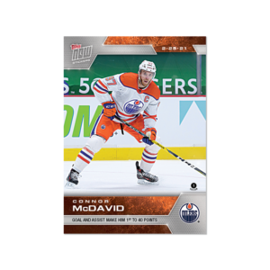 2020-21 TOPPS NOW  #58- Connor McDavid 3  (1 of 346)