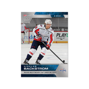 2020-21 TOPPS NOW  #68- Nicklas Backstrom  (1 of 353)