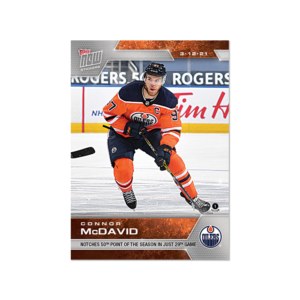 2020-21 TOPPS NOW  #76- Connor McDavid 4  (1 of 369)
