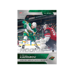 2020-21 TOPPS NOW  #77- Kirill Kaprizov 3  (1 of 369)