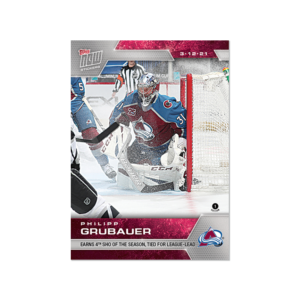 2020-21 TOPPS NOW  #78- Philipp Grubauer  (1 of 369)