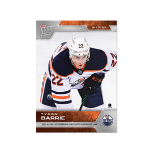 2020-21 TOPPS NOW  #82- Tyson Barrie  (1 of 399)