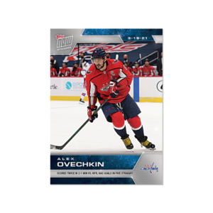 2020-21 TOPPS NOW  #85- Alexander Ovechkin 5  (1 of 399)