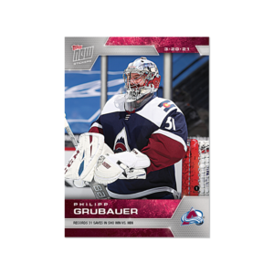 2020-21 TOPPS NOW  #86- Philipp Grubauer 2  (1 of 399)