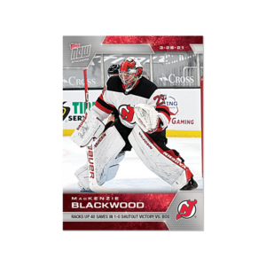 2020-21 TOPPS NOW  #97- MacKenzie Blackwood  (1 of 369)