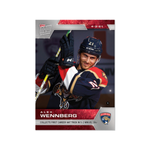 2020-21 TOPPS NOW  #106- Alexander Wennberg  (1 of 477)
