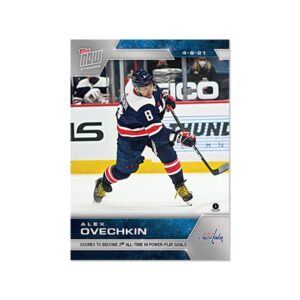 2020-21 TOPPS NOW  #109- Alexander Ovechkin 6  (1 of 361)