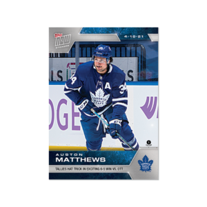 2020-21 TOPPS NOW  #113- Auston Matthews 3  (1 of 361)