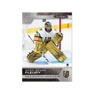 2020-21 TOPPS NOW  #119- Marc-Andre Fleury 2  (1 of 355)
