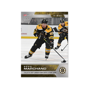 2020-21 TOPPS NOW  #124- Brad Marchand 2  (1 of 355)