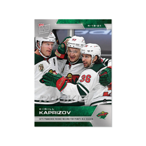 2020-21 TOPPS NOW  #125- Kirill Kaprizov 4  (1 of 355)