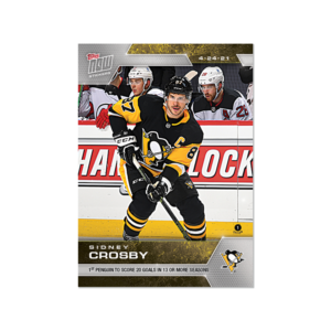 2020-21 TOPPS NOW  #130- Sidney Crosby 4  (1 of 428)