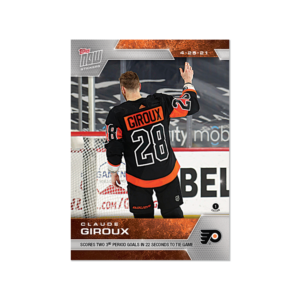 2020-21 TOPPS NOW  #133- Claude Giroux  (1 of 428)