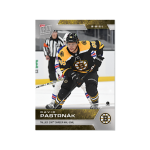 2020-21 TOPPS NOW  #150- David Pastrnak 3  (1 of 456)