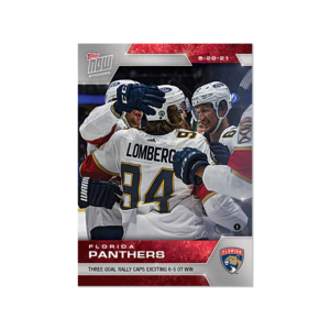 2020-21 TOPPS NOW  #164- Florida Panthers  (1 of 345)