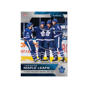 2020-21 TOPPS NOW  #167- Toronto Maple Leafs  (1 of 345)